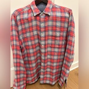 Faherty reversible shirt, size large
